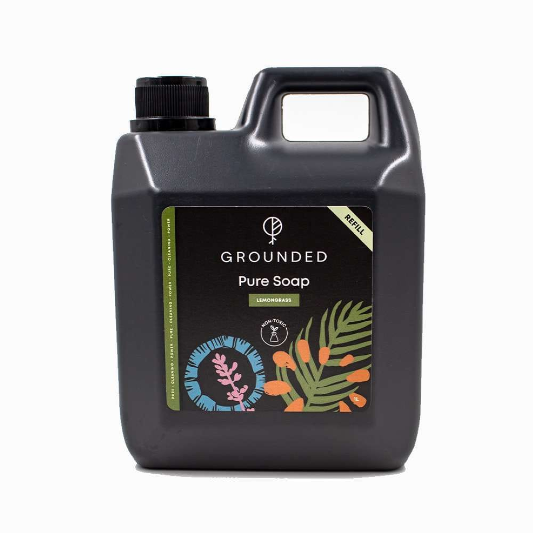 GROUNDED H/SOAP LEMONGRASS N EUCALYPTUS 1L